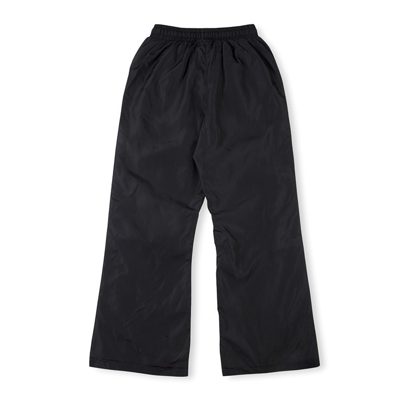 SAINT VANITY Nylon Hooded Track Pants “Black”
