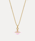 VIVIENNE WESTWOOD Original Orb Pendant Necklace Brass(Petite/Pink)