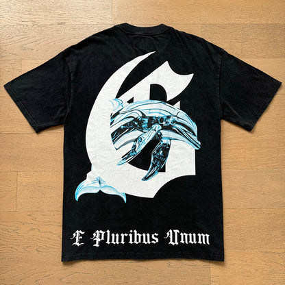 Godspeed Miami Dolphin T-Shirt Black