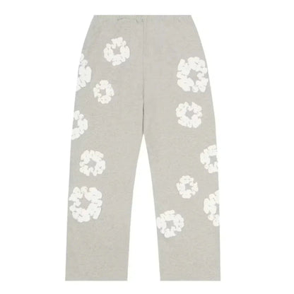 Denim Tears Cotton Wreath Baggy Sweatpants Grey