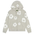 Denim Tears Cotton Wreath Zip Hoodie Grey