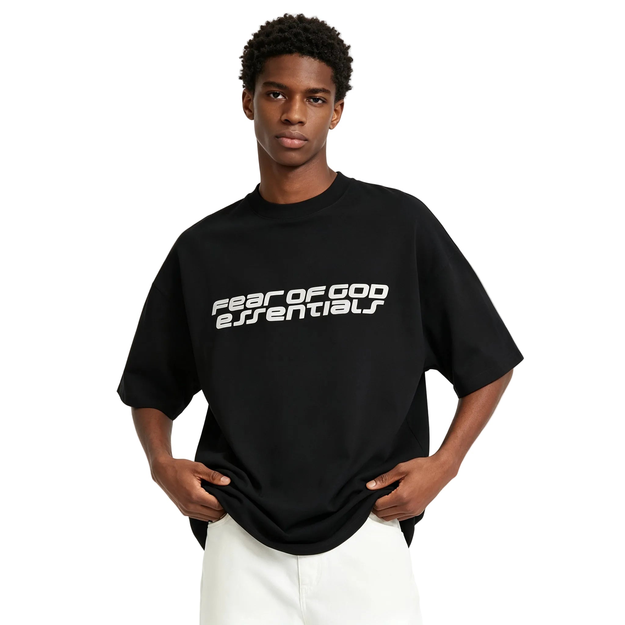 Fear of God Essentials 90s Short Sleeve Tee Vintage Black