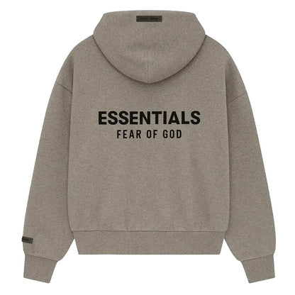 Fear of God Essentials Classic Fit Fleece Hoodie Homestead Heather