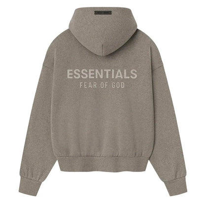 Fear of God Essentials Classic Fit Fleece Hoodie Homestead Heather