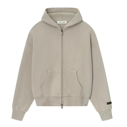 Fear of God Essentials Classic Full Zip Hoodie Timber