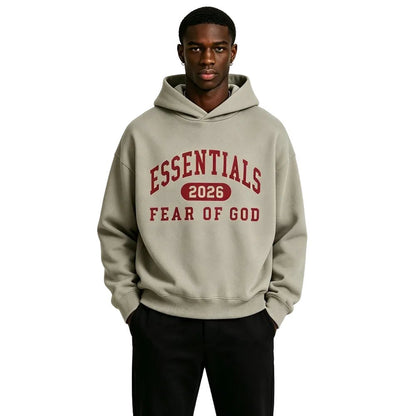 Fear of God Essentials Classic Hoodie Smoke Grey