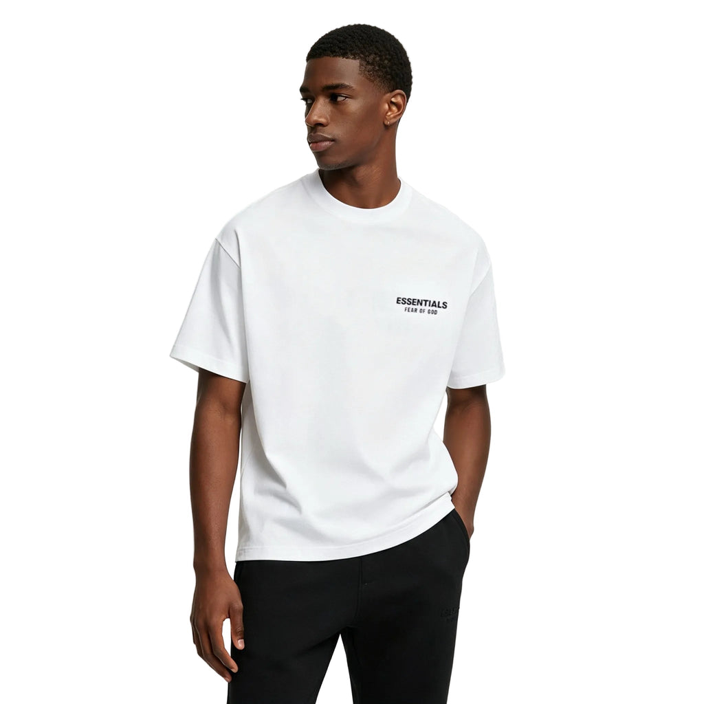 Fear of God Essentials Classic Short Sleeve Tee Bright White