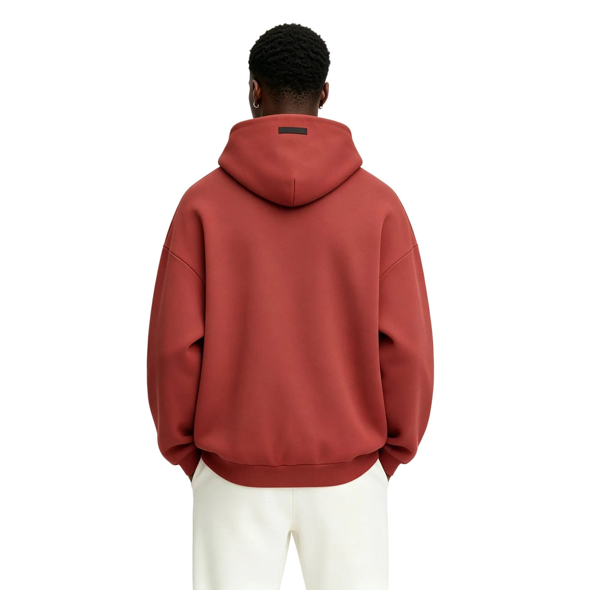 Fear of God Essentials Fleece Hoodie Crimson