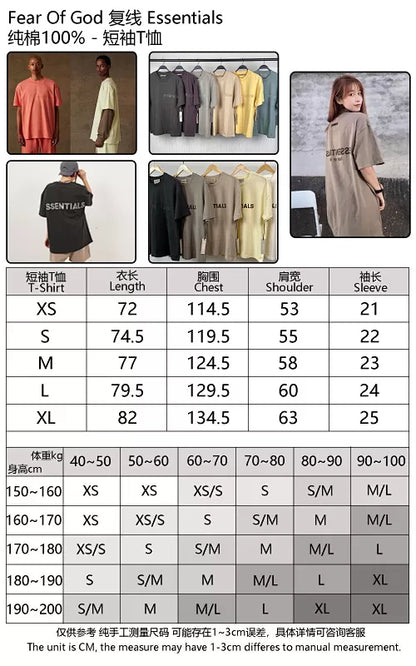 FOG X Essentials 22FW Men Tshirt