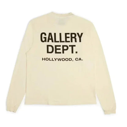 Gallery Dept. Souvenir L/S T-shirt Cream