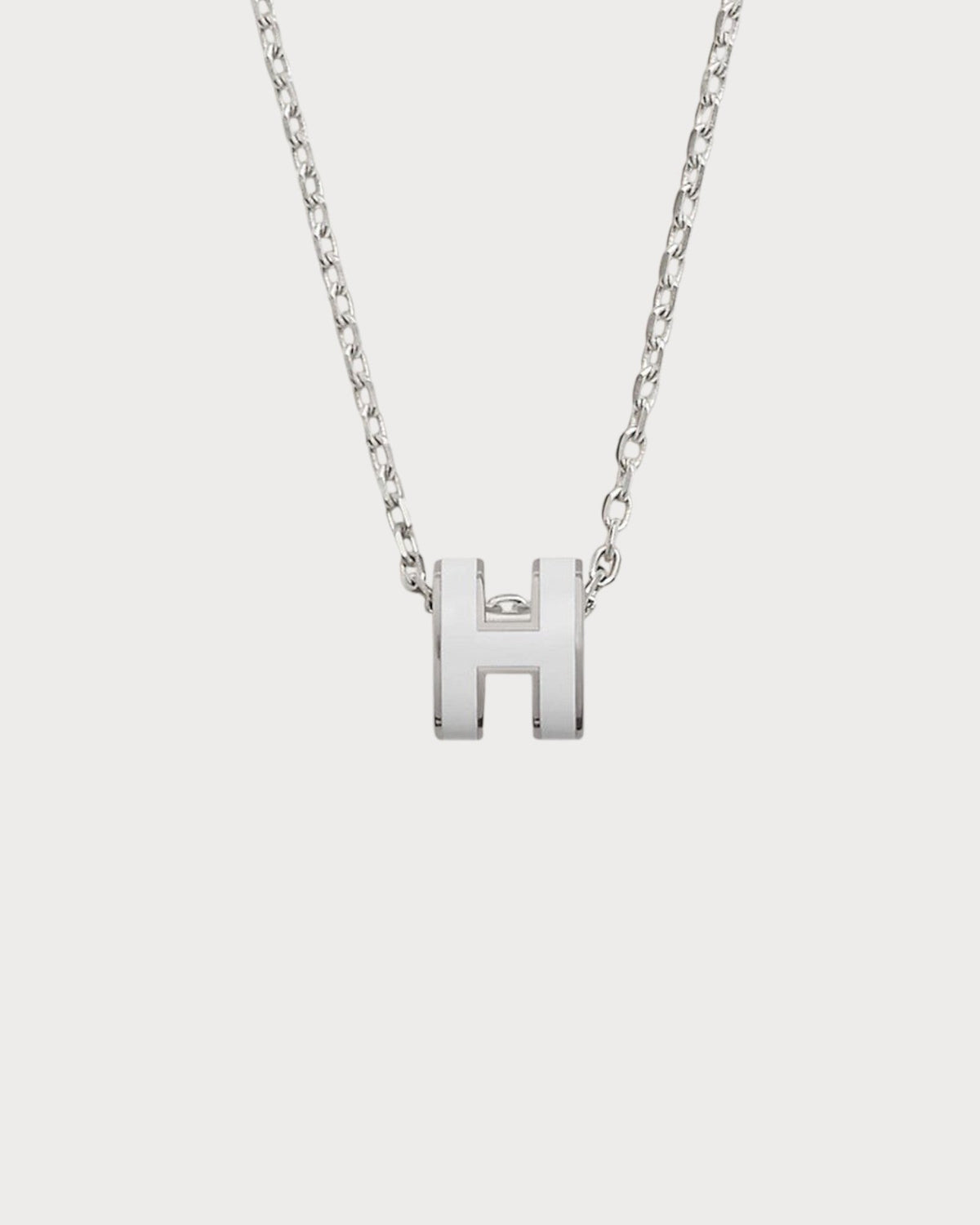 HERMES Silver Pop H Pendant(Mini/Many)