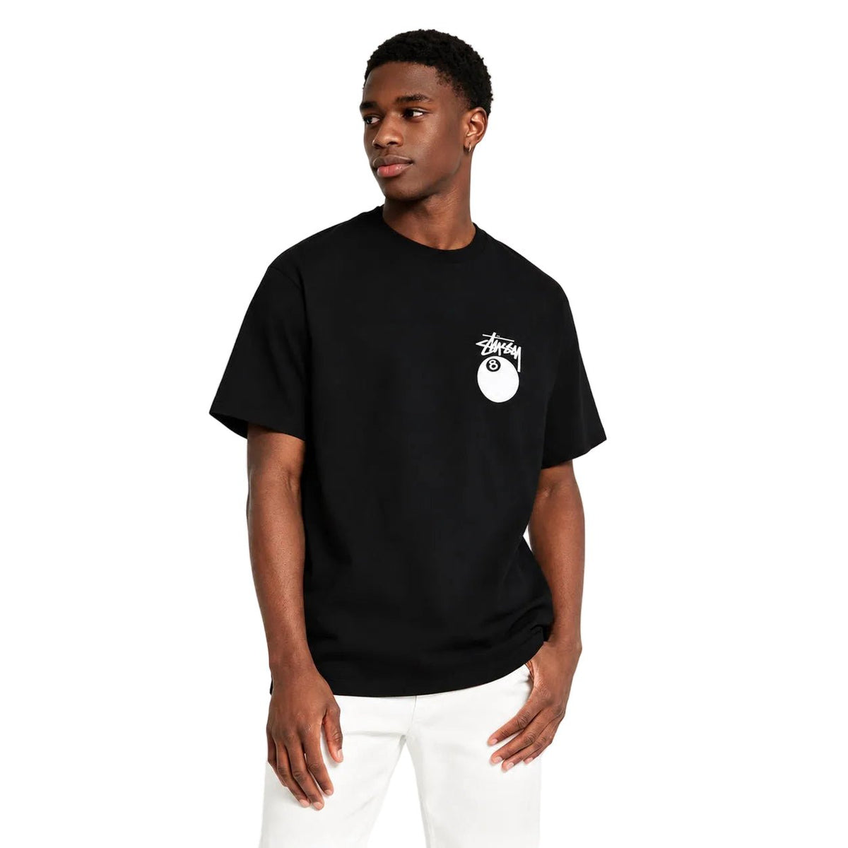 Stussy 8 Ball Pigment Dyed Tee Black